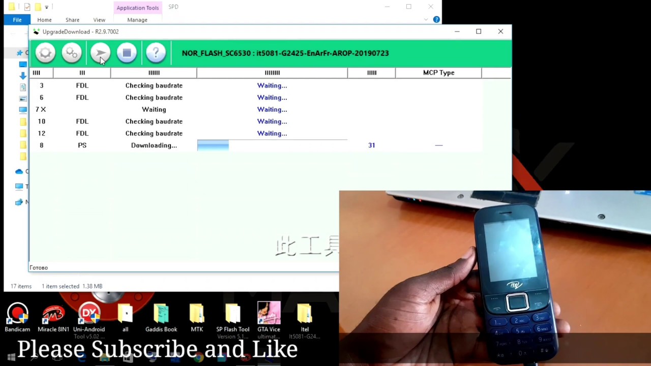 itel it5081 Remove forgotten password