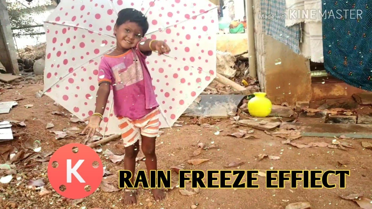 Rain freeze effect ll freez rain effect ll rain ll freez