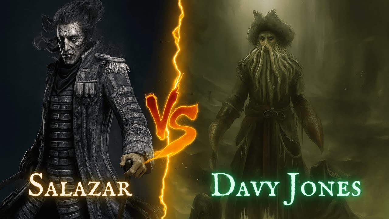 Davy Jones VS Salazar | ¿Quién Ganaría? | PIRATAS DEL CARIBE