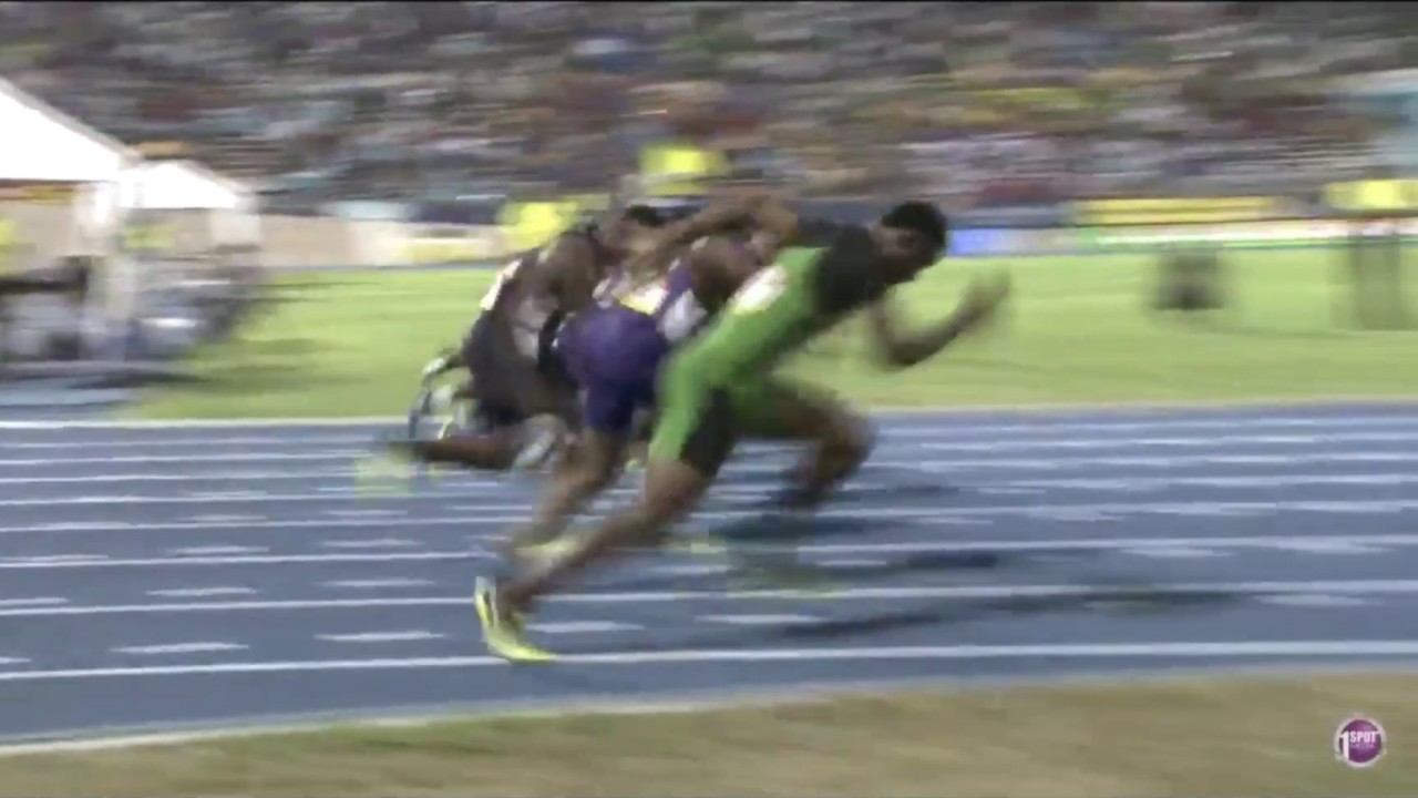 2018 Class 1 100m boys final