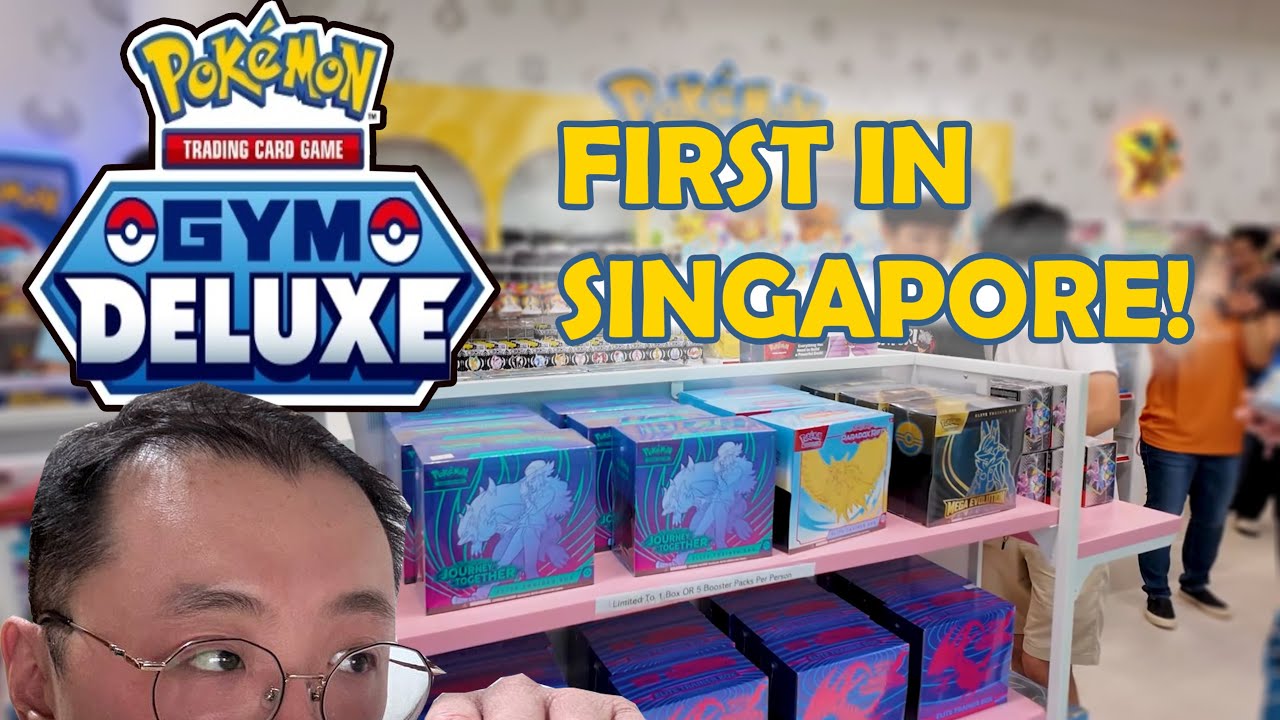 Меня ПРИГЛАСИЛИ в ПЕРВЫЙ в Сингапуре магазин Pokemon Gym Deluxe!