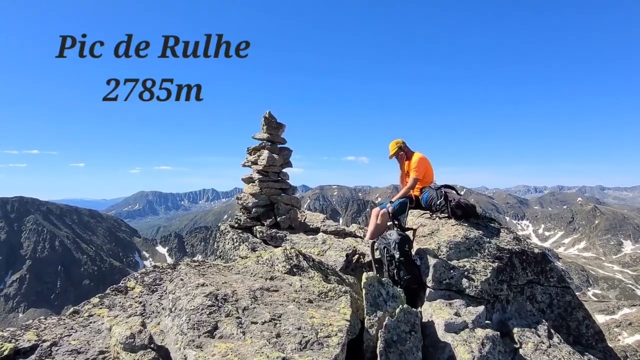 Pic de Rulhe en Boucle par Les Étangs de Joclar et les Estagnols.