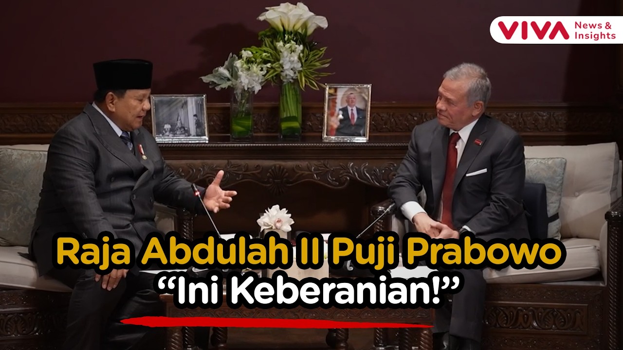 Raja Abdullah II Puji Komitmen Prabowo Subianto Soal Palestina