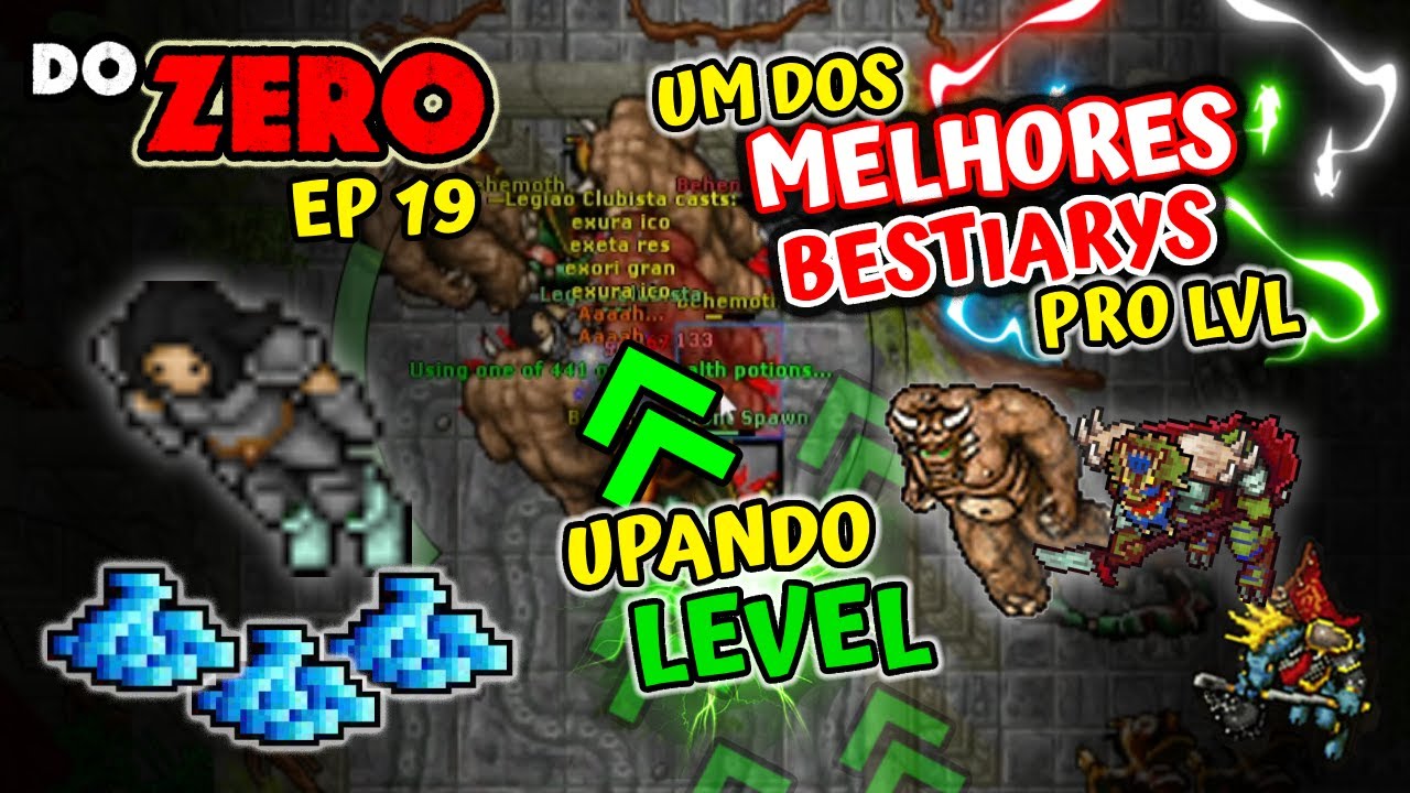 EK DO ZERO – TIBIA – EP 19 – Level 247 ao 263 | MELHORES BESTIARYS PRO LEVEL + ACESSO AOS DRAKENS!