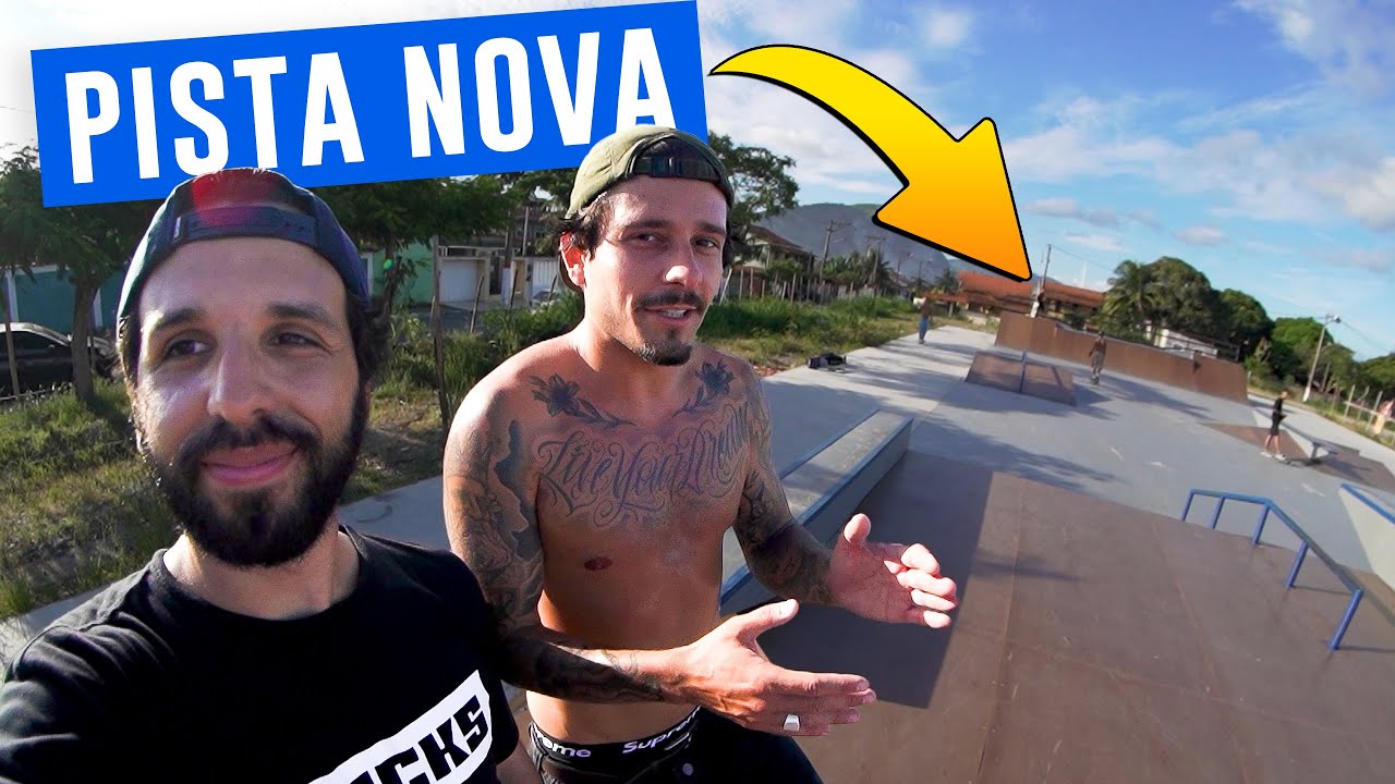 PISTA DE SKATE GRINGA DEMAIS E PERTO DE CASA