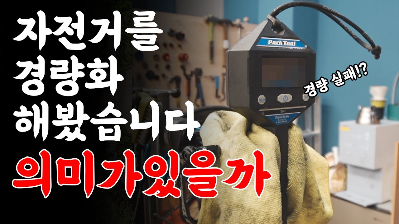 자전거 경량화는 손대지 않으려 했건만..