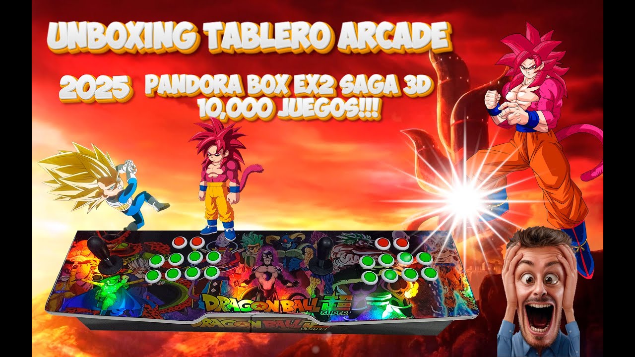 Tablero Arcade 2025 Lo mas nuevo hasta el momento 10K Juegos incluidos!!!