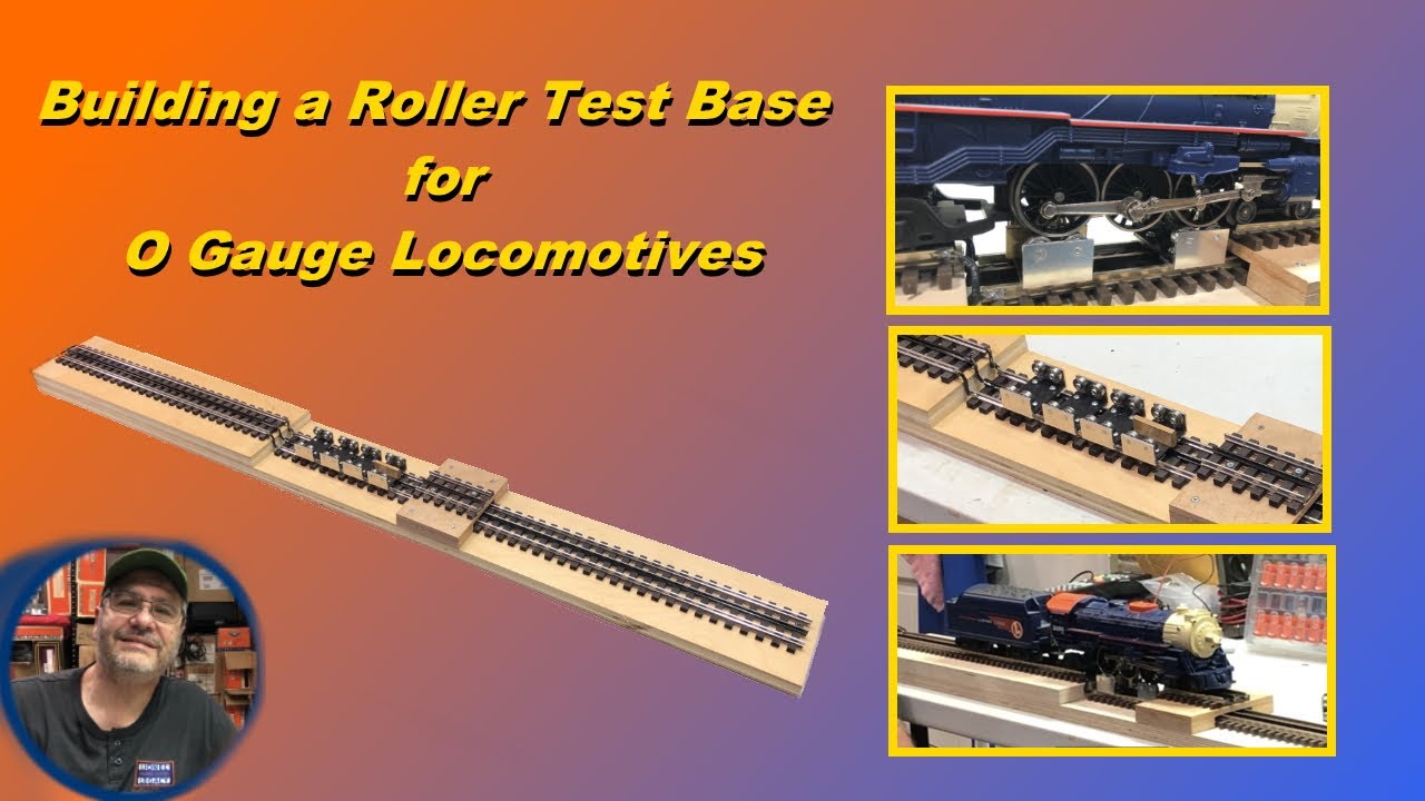 An Overview for Building a Roller Test Base for O Gauge Locomotives.