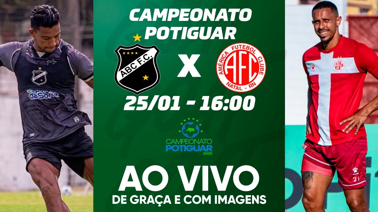 ABC X AMÉRICA-RN | CAMPEONATO POTIGUAR | AO VIVO E COM IMAGENS
