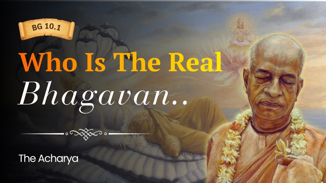 Who Is The Real Bhagavan | BG 10.1 | New York, US | Srila Prabhupada