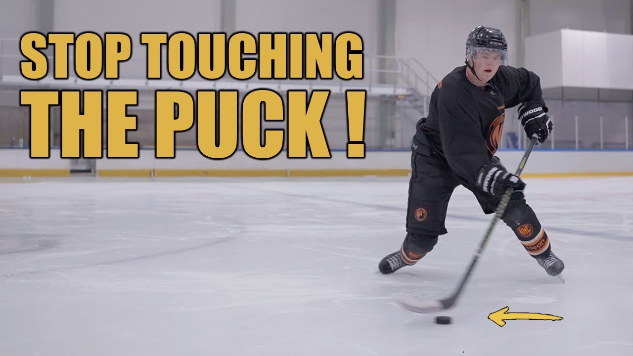Stop touching the puck ! - 3 Advanced Elite Stickhandling Skills Crosby Curl & McDavid No Dribble  