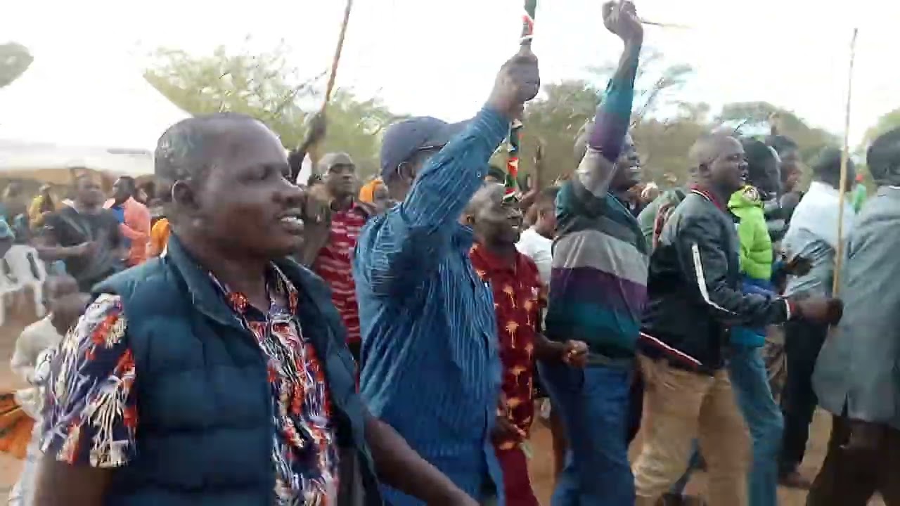 Governor lonyangapuo warm reception at kacheliba for house warming ceremony for mr etosh.