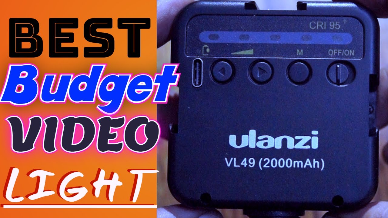 Best Budget LED Video light | Ulanzi VL49 Review | Mini Video Light