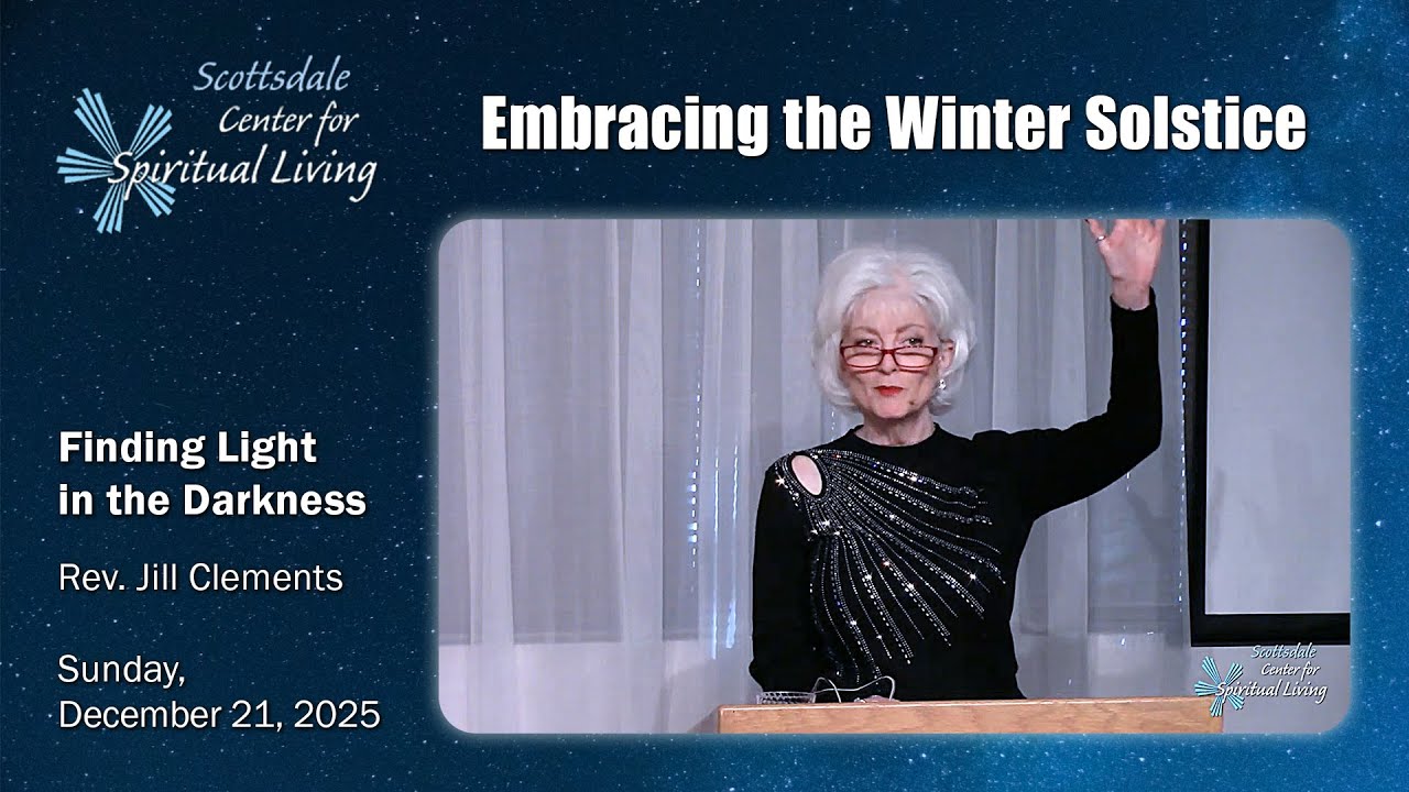 Sunday, December 21, 2025: "Embracing the Winter Solstice" with Rev. Jill Clements