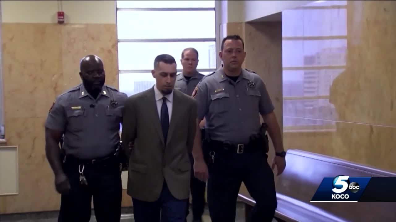 Man sentenced to death for killing Tulsa police officer transferred to state prison