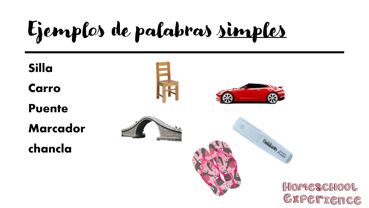 Palabras simples y compuestas | Homeschool Experience