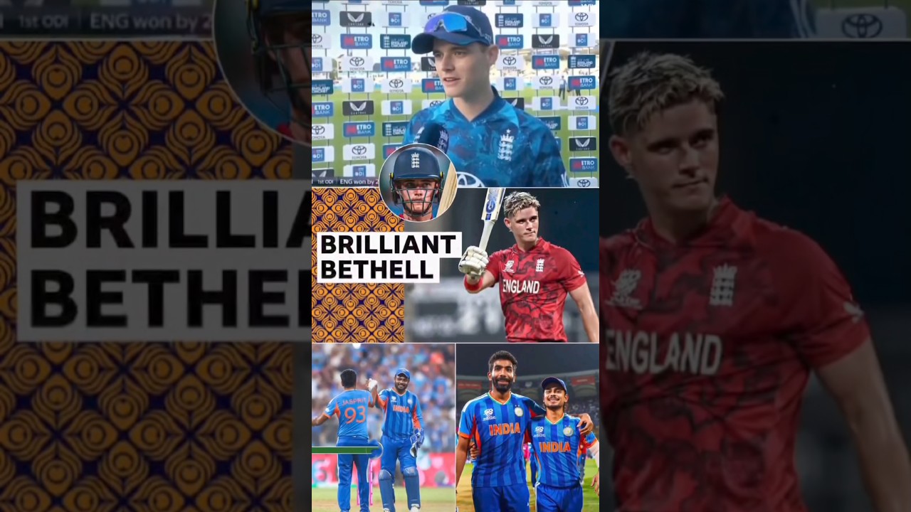 Jacob Bethell, who scored 105 against India, said😲#odiacrickettadka #WorldCup2026 #INDvsENG #shorts