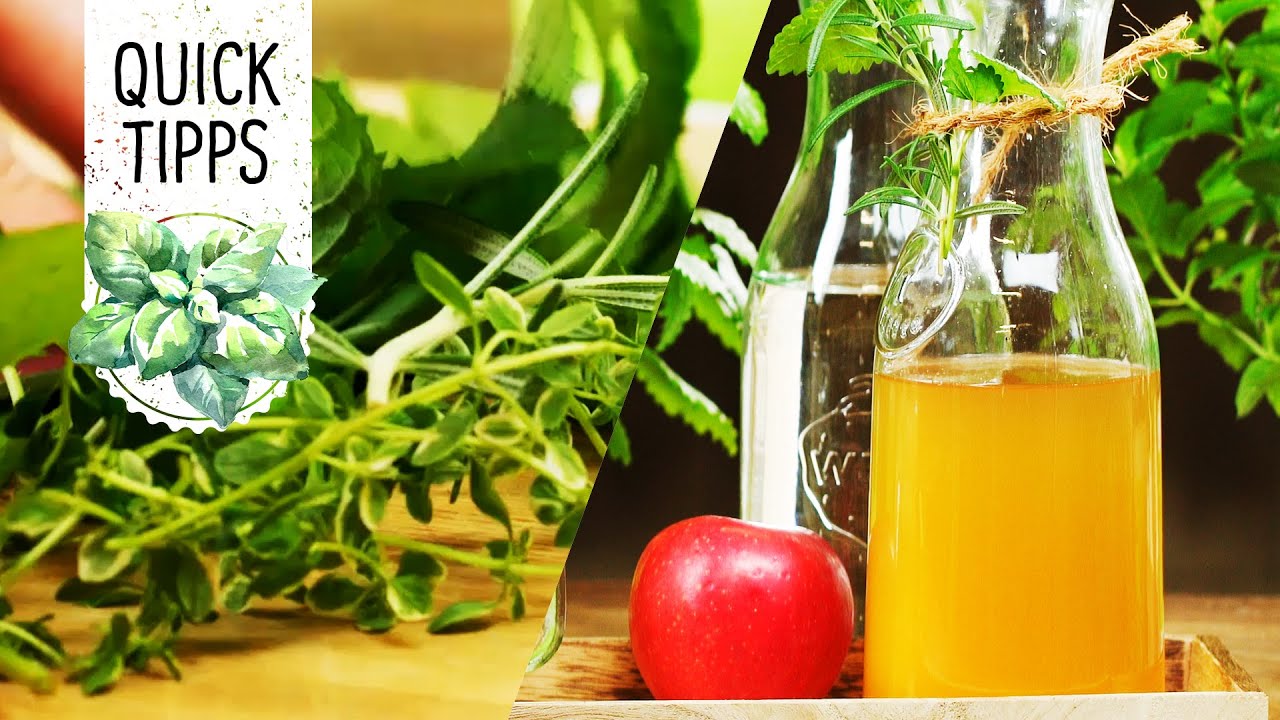 Rezept: Apfel-Kr&auml;uter-Limonade selber machen - Volmary QuickTipps