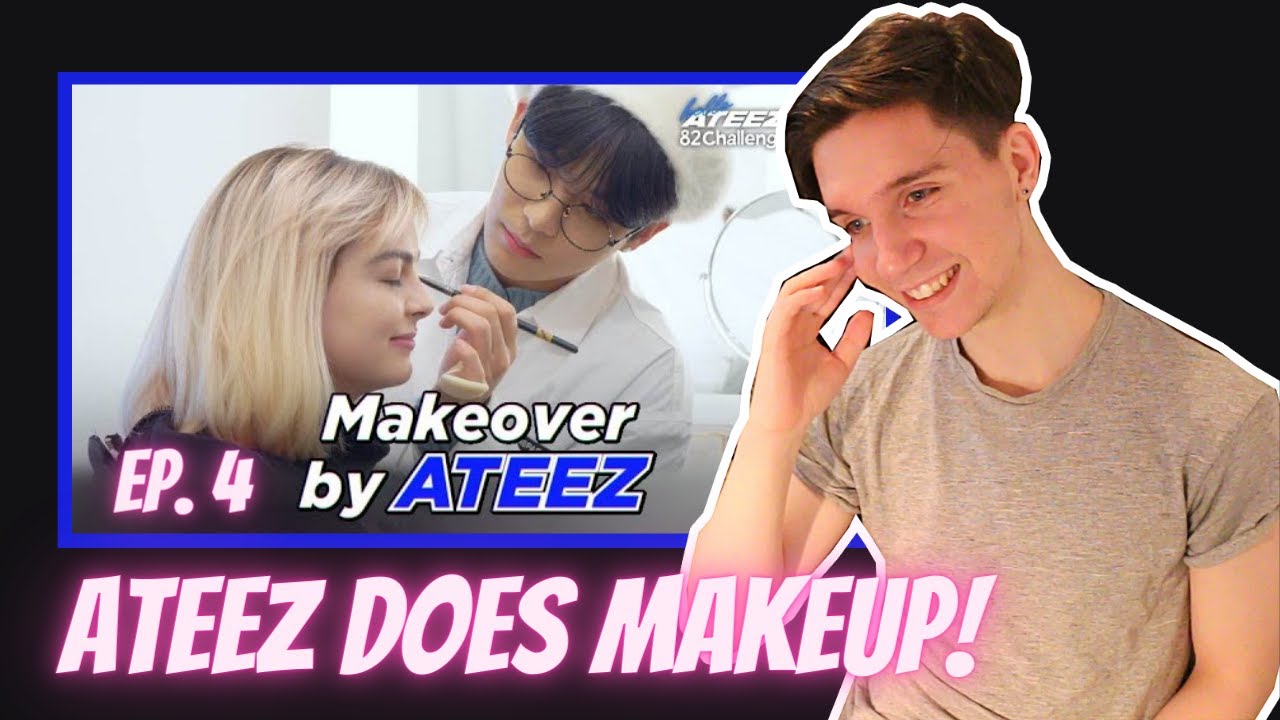 ATEEZ REACTION | ATEEZ Does Makeup | 82Challenge EP.4