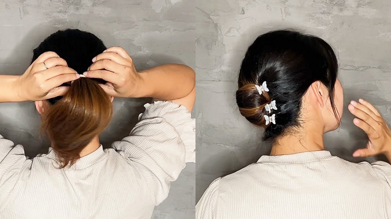 Quick French Twist ‼︎ ✨Chignon Facile | Moño Fácil