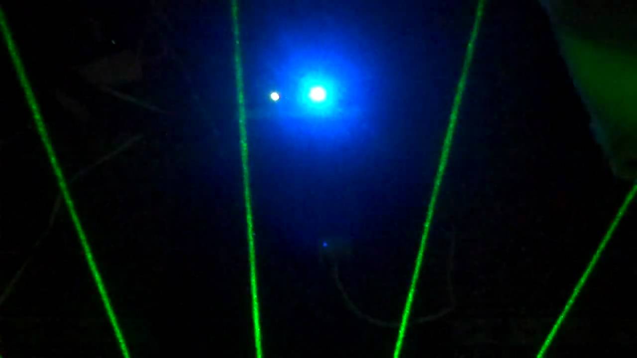 ILDA laser Harp Controller Test Run #1