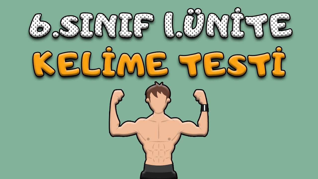 6.SINIF İNGİLİZCE 1.ÜNİTE KELİME TESTİ | LIFE | BİR VİDEODA TÜM KELİMELERİ TEKRAR ET