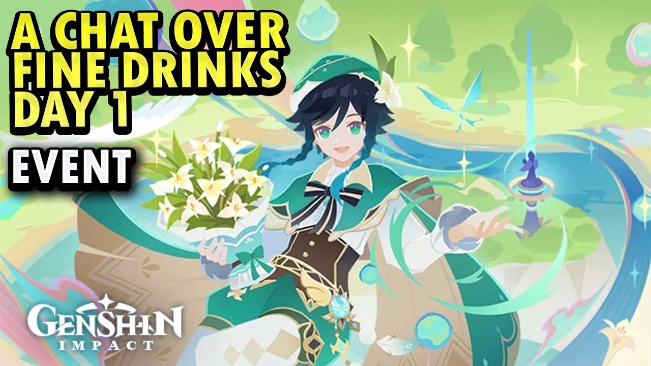 A Chat Over Fine Drinks Day 1 - Genshin Impact Event 6.4