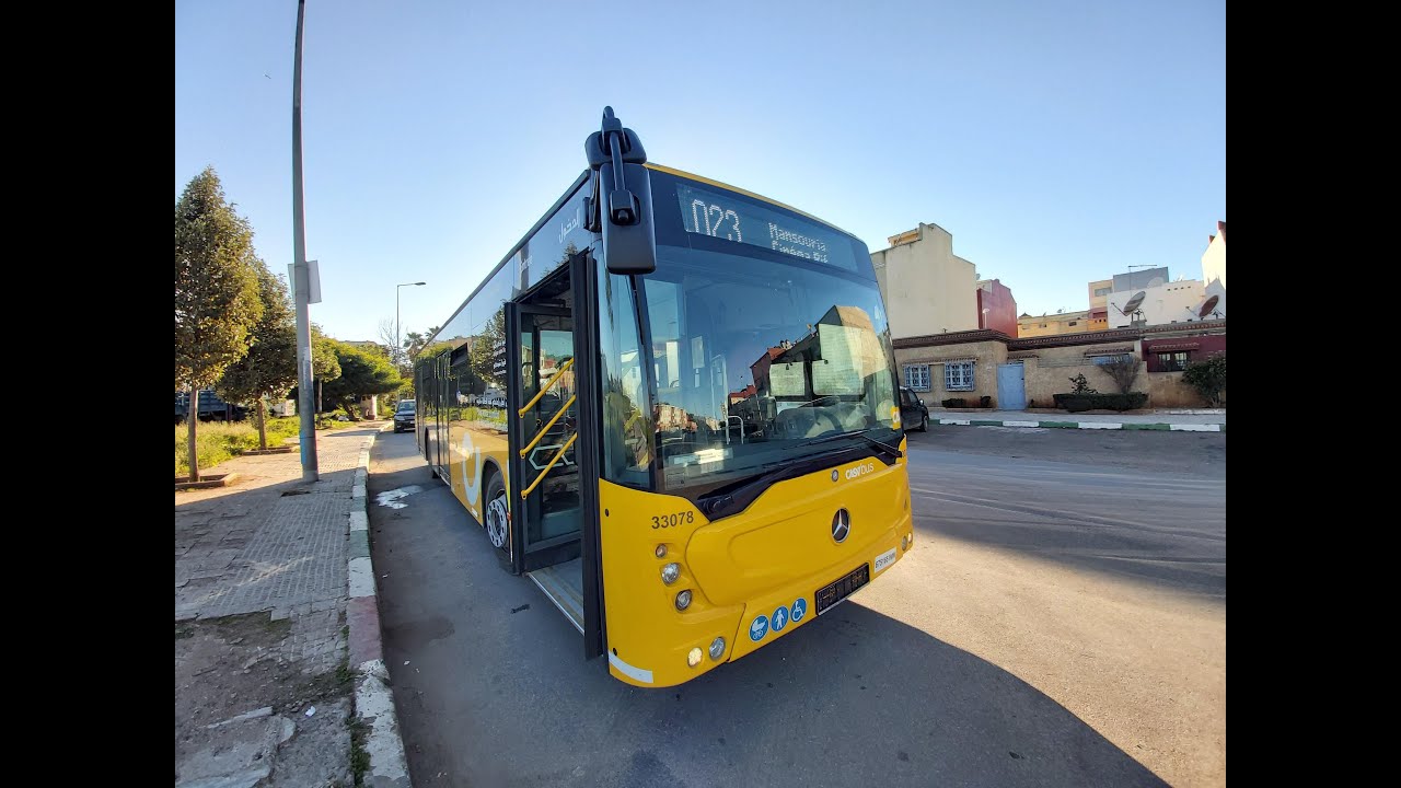 [Nouveaux Bus Casablanca] Beautiful Sound VOITH !! Mercedes Connecto LF (bus 33078) at Bernoussi