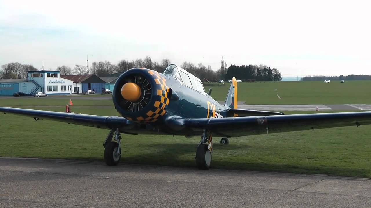 T6 Engine Start and Take off