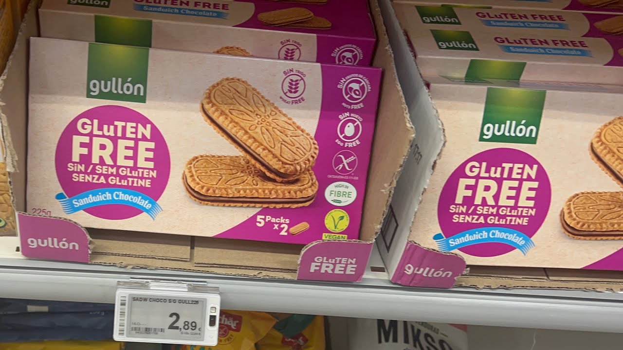 مواد بدون غلوتين💯كثيره متنوعة ثمن زوين أنوآع آشكالproduits sans gluten Eroski spain glutenfree vrij