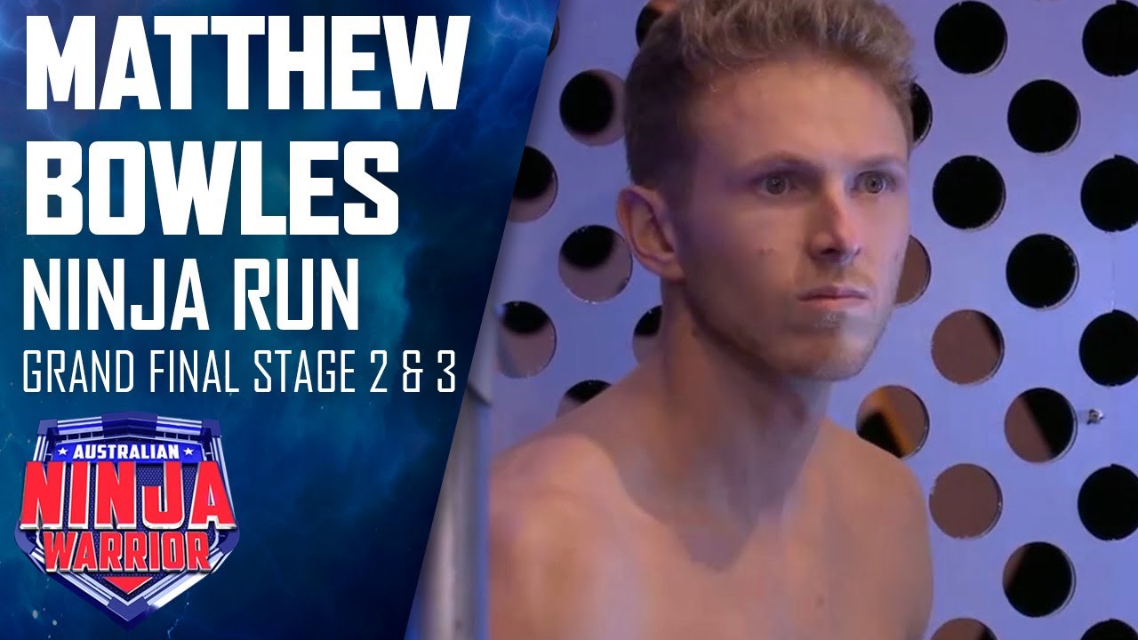 Matthew Bowles 'impressive' run in the Grand Finals Stage 2 | Australian Ninja Warrior 2020