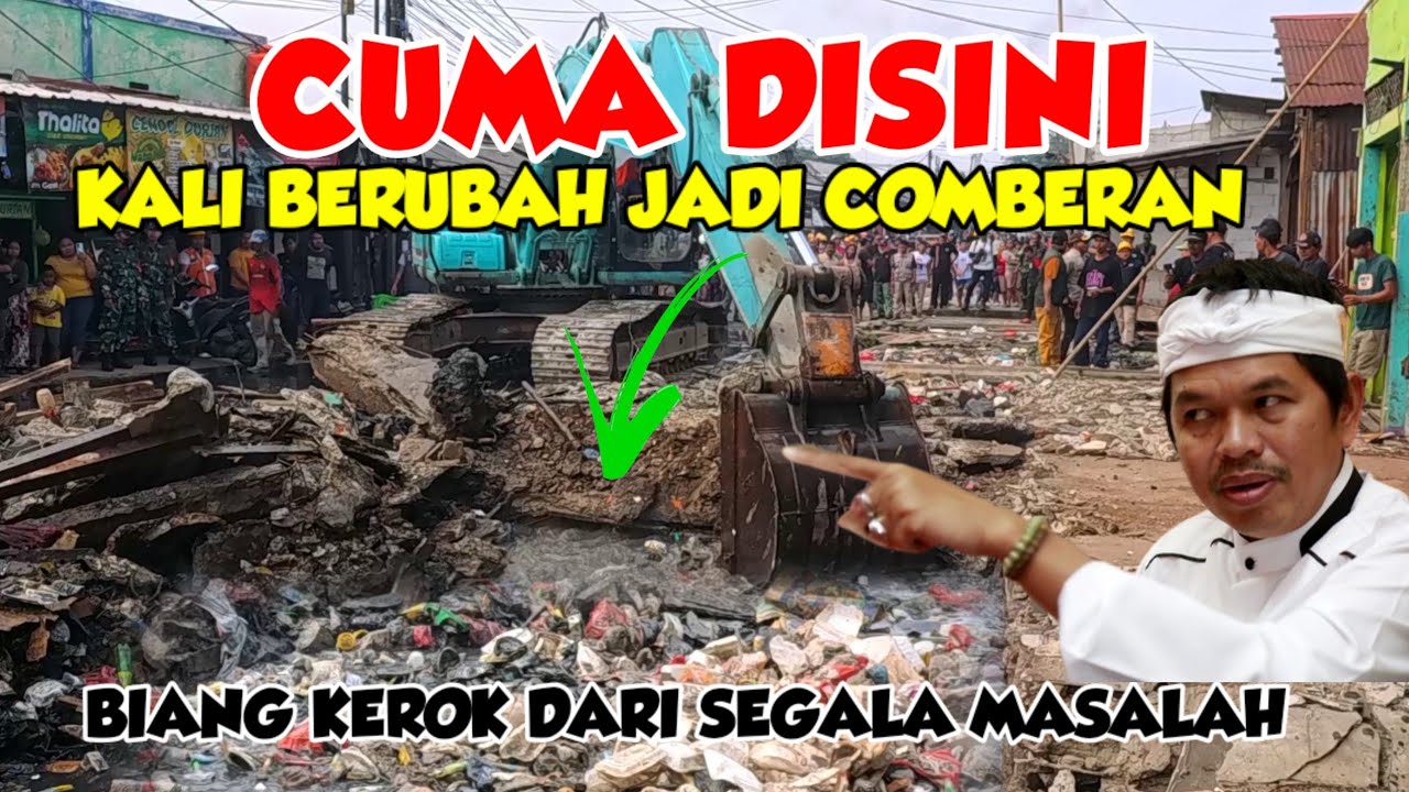 ASTAGA KALI DI BETON SETELAH DI BONGKAR ISINYA MENGERIKAN || KALI BARU TAMBUN SELATAN #dedimulyadi