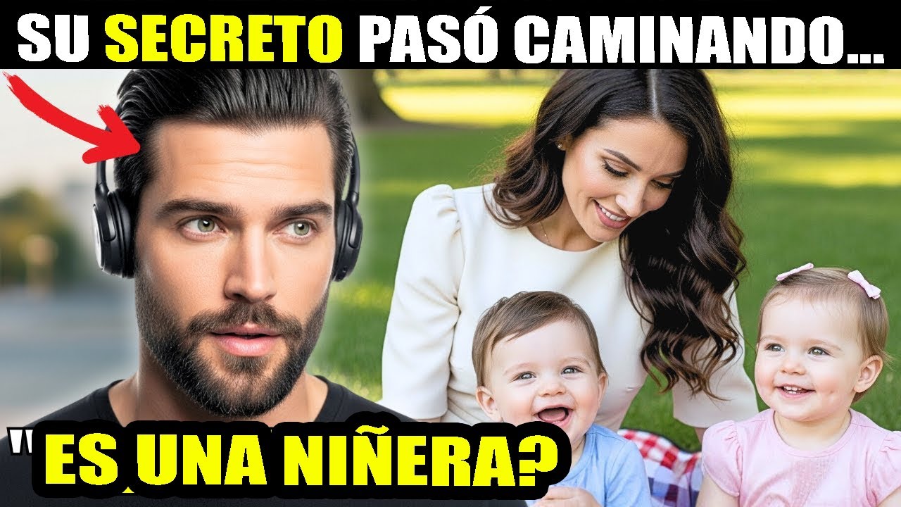 Corre furioso por el parque… hasta ver a su ex caminando con gemelos y quedarse sin aliento.