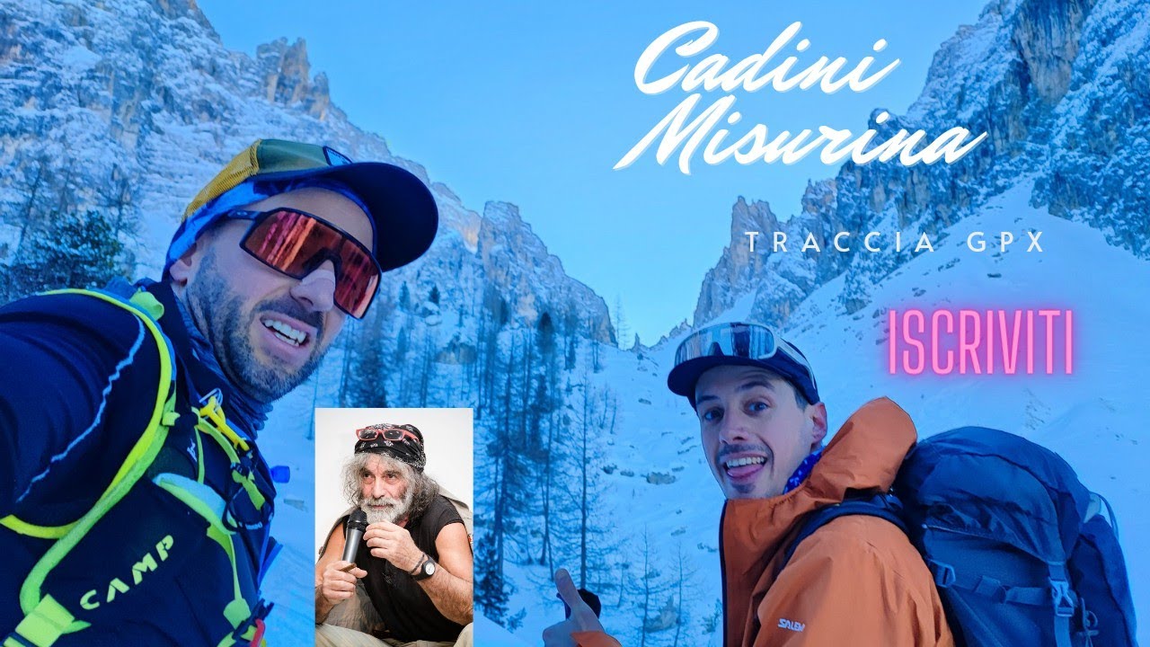Ho incontrato Mauro Corona sui Cadini Misurina  forcella Pogoffa e della neve con traccia gpx