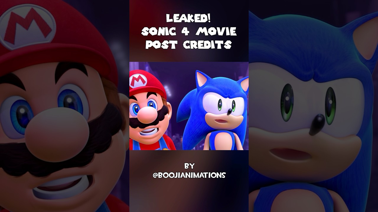Leaked Sonic 4 Movie Post Credits!! 