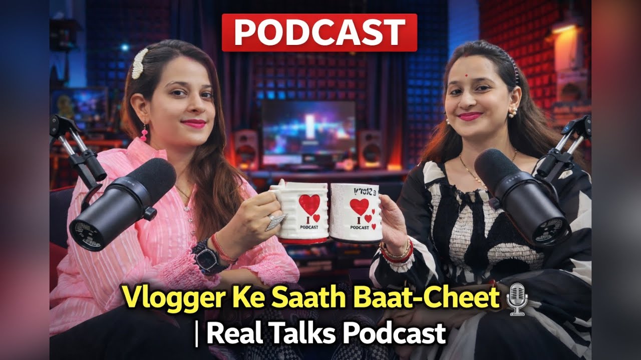 Dil se baat, vlogger ke saath🎧|| Talks With Harshi Podcast🎙️ #DilKiBaatein #VloggerTalks #youtuber