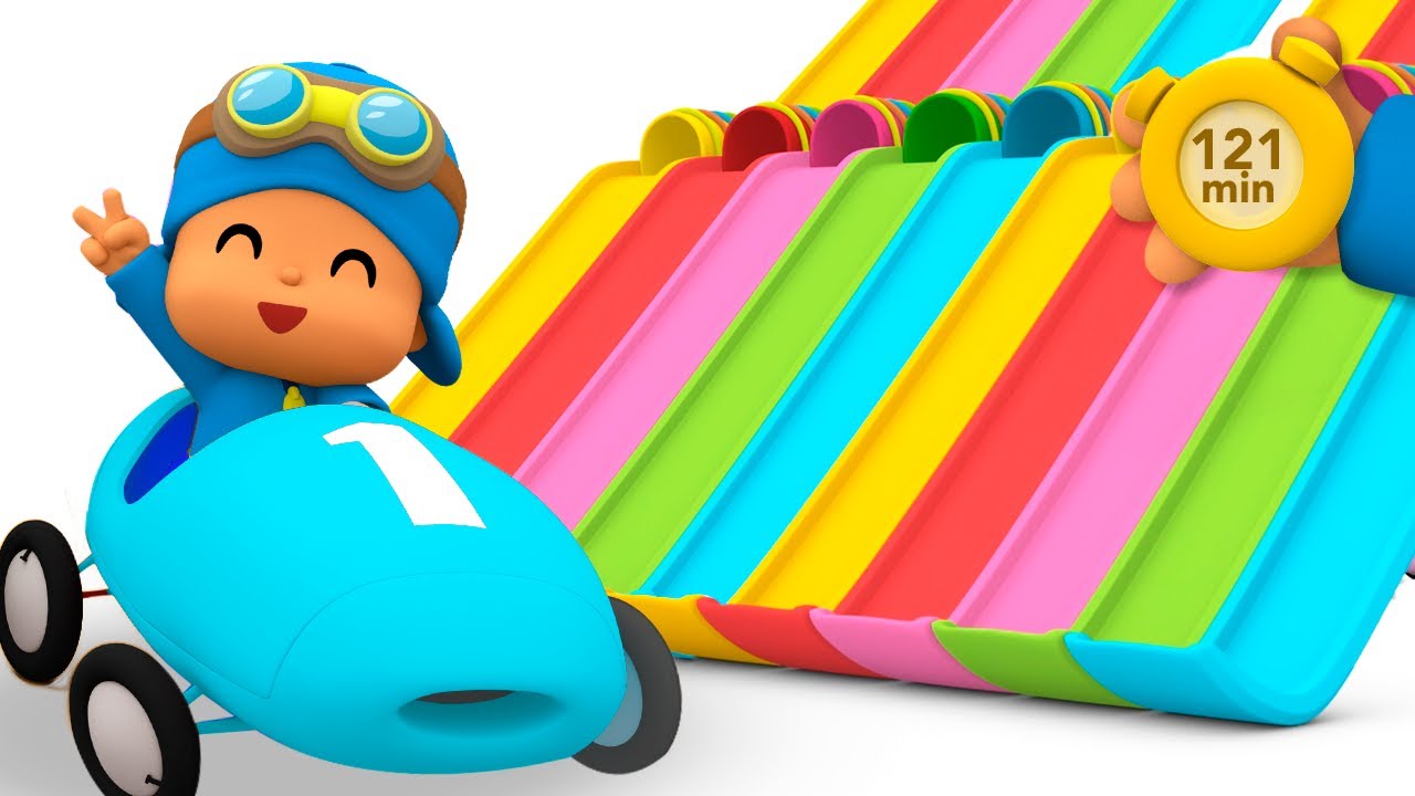 😊 POCOYO & NINA EPISODIOS COMPLETOS - Toboganes de Colores [121 min] |CARICATURAS y DIBUJOS ANIMADOS