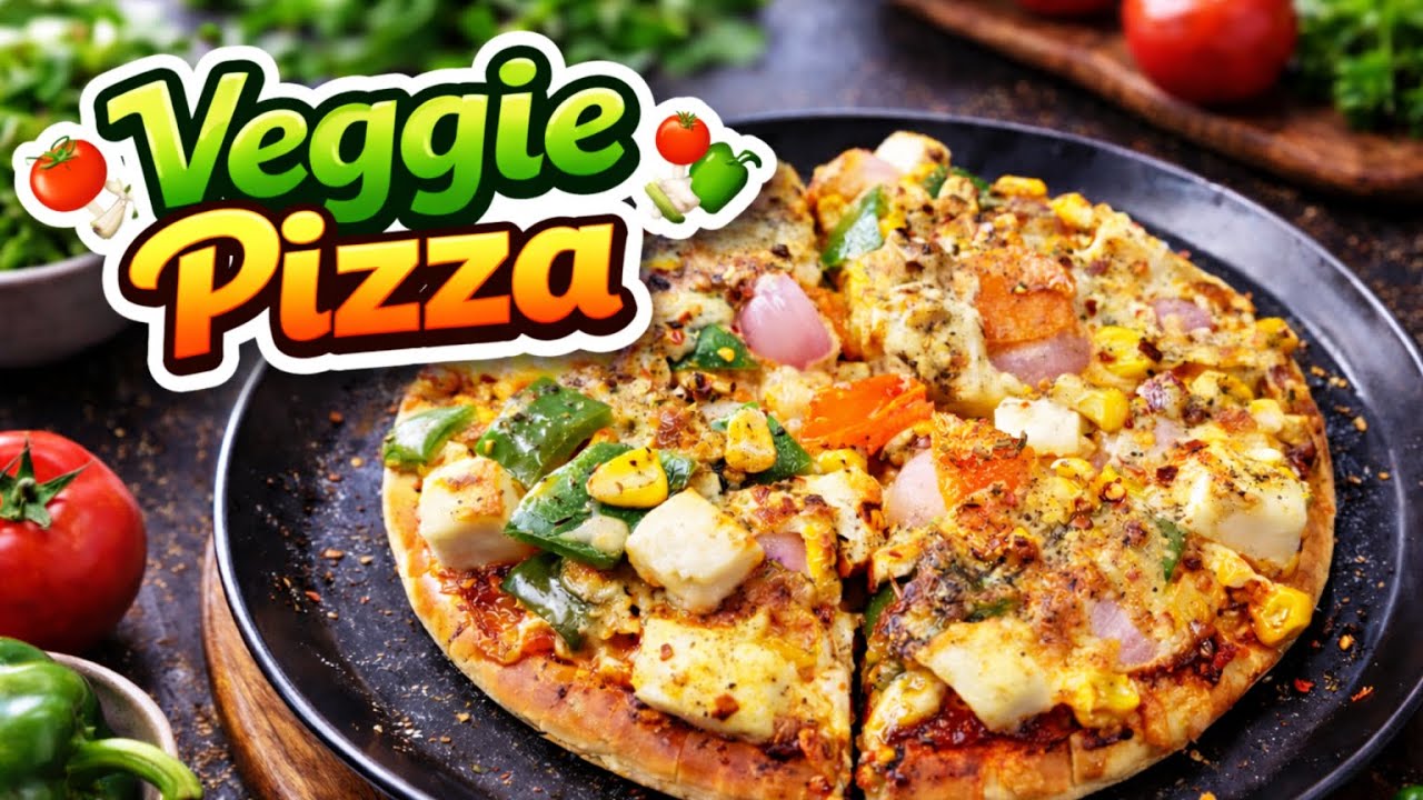 डोमिनो जैसा वेज पिज़्ज़ा कैसे बनाते है | Dominoz Style Veg Pizza | Veg Pizza Recipe