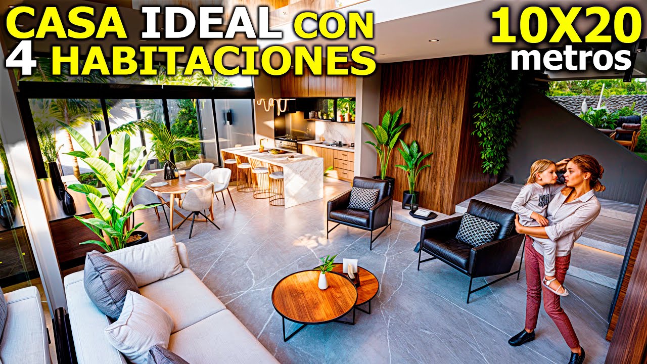 CASA PERFECTA para 10x20m con 4 REC&Aacute;MARAS