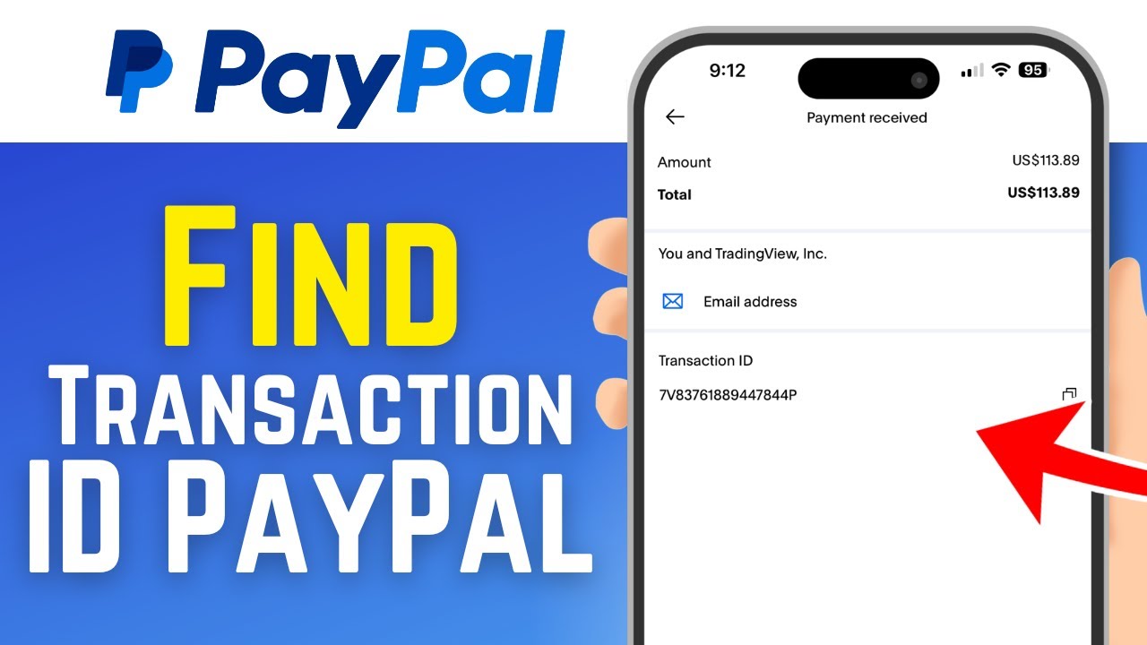Как найти идентификатор транзакции на PayPal