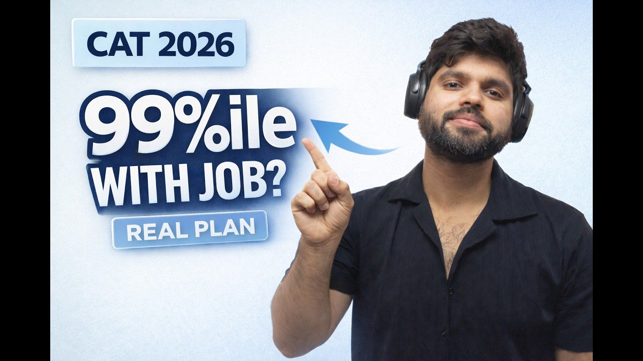Can Working Professionals Really Score 99%ile in CAT? (The Real Plan)