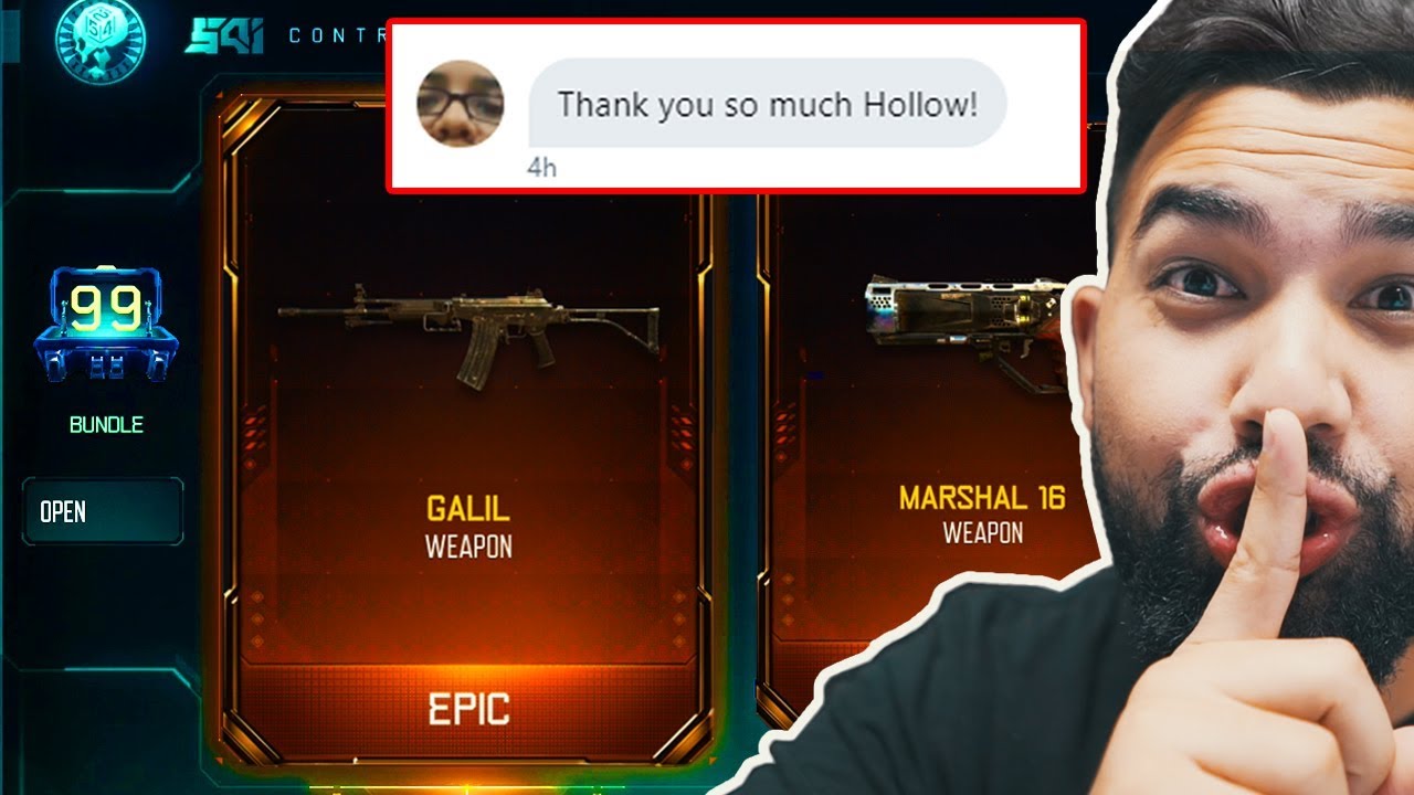 SECRETLY buying a subscriber 100 supply drops