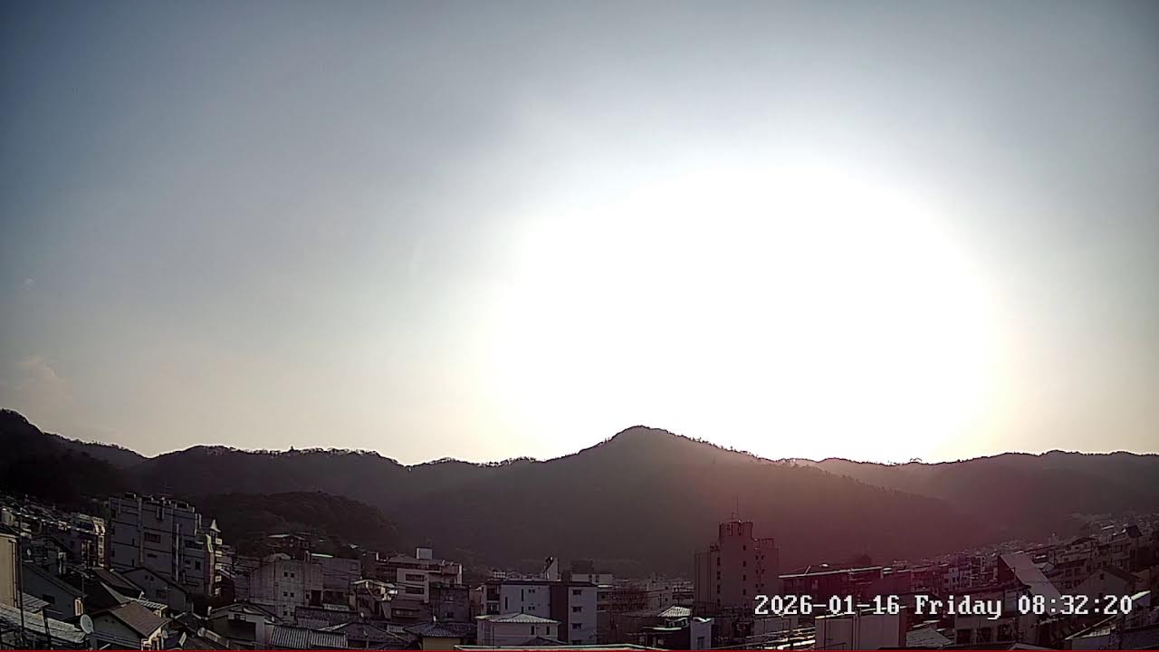 京都府京都市左京区大文字山ライブカメラ Kyoto Kyotoshi Live camera.world.cam
