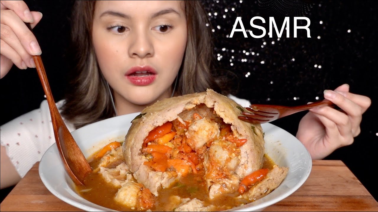 ASMR BAKSO LAVA BERANAK CABE KUAH CABE PEDESNYA KELEWATAN