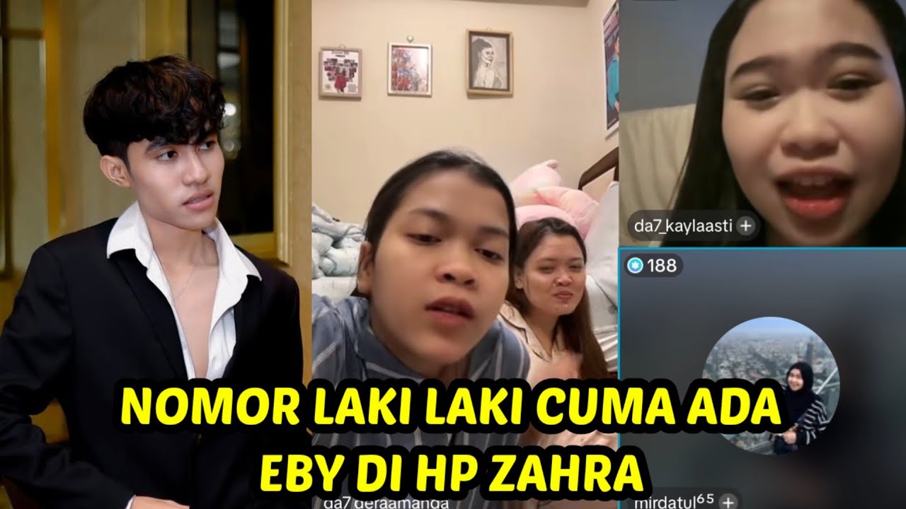 Di hp zahra cuman ada nomor eby