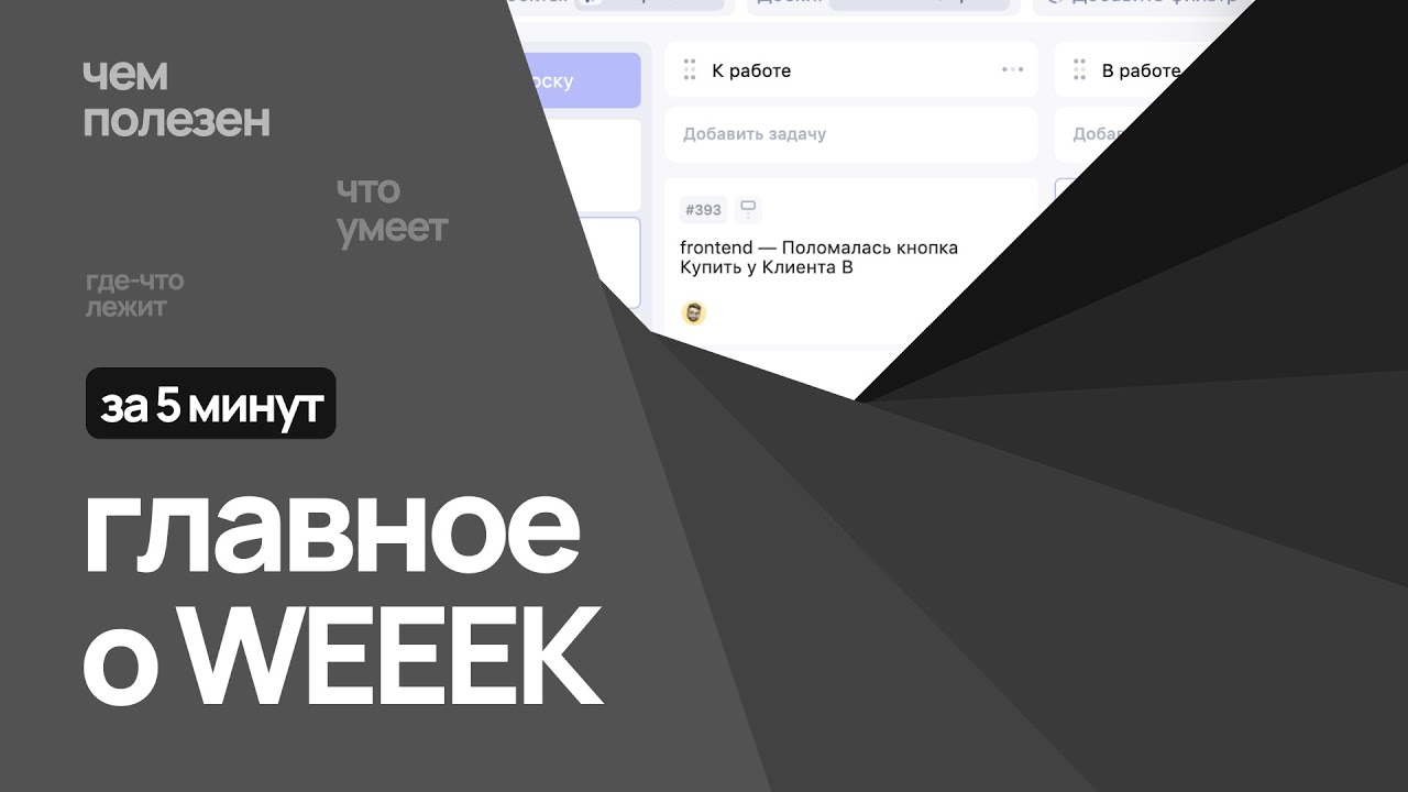 Всё самое главное про WEEEK за 5 минут
