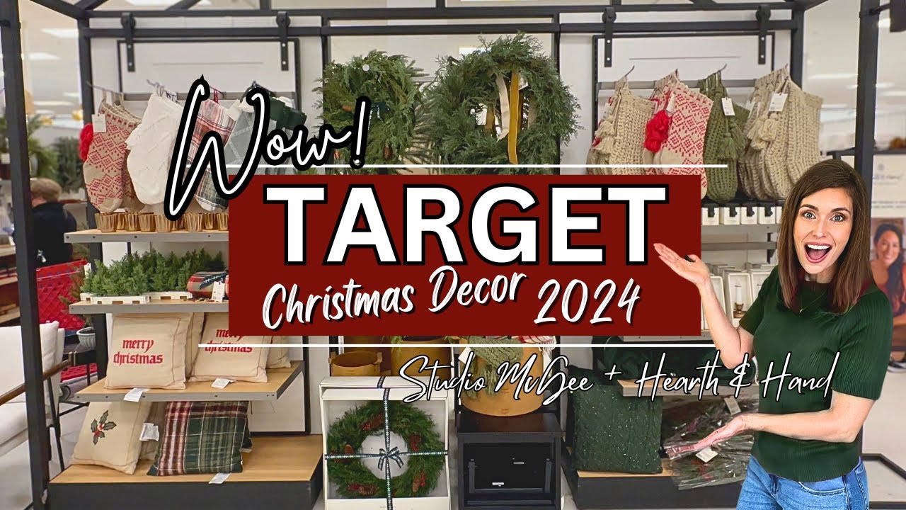 NEW Target Christmas Decor Finds 🎄 | Must-See Hearth & Hand & Studio McGee Holiday Collection!