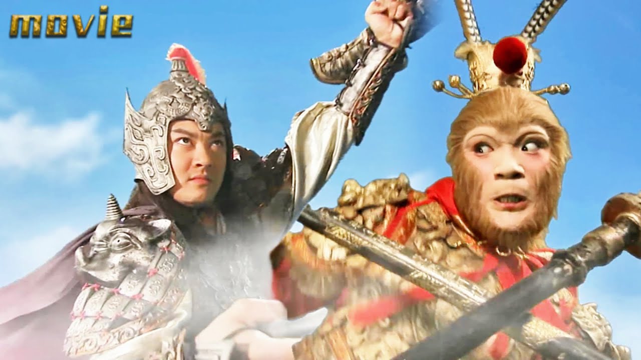 【玄幻Movie】二郎神布下天罗地网围堵猴哥！没想到两人势均力敌难分胜负！ | 💥Chinese Dramas 西遊記 孫悟空大鬧天宮