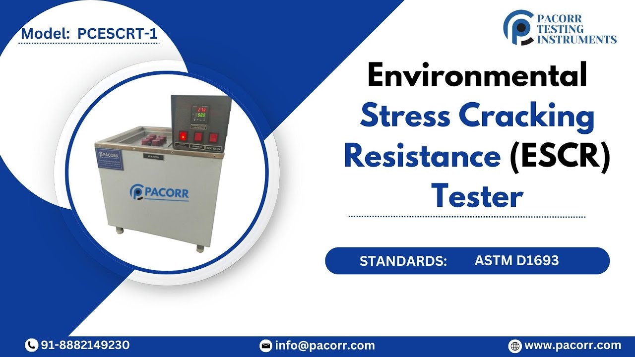 Environmental Stress Cracking Resistance Tester #pacorr #ESCR #qualitycontrol #machine #price