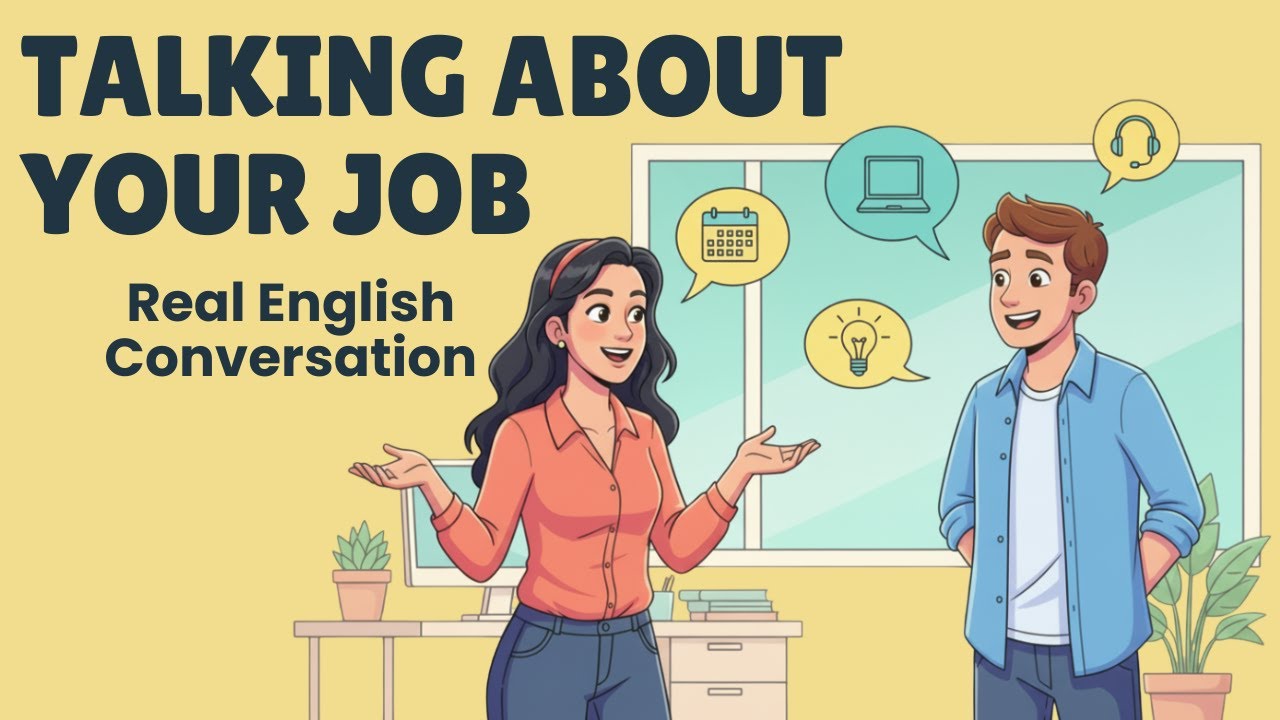 Talk About Your Job In English | Easy English Podcast for Conversation Practice A2-B1